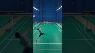 1 VS 4 Badminton Practice Lakshay Sen badminton like [upl. by Aleekahs]