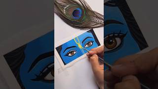 🦚Shree Krishna tilak painting krishna painting art viralvideo [upl. by Erait]