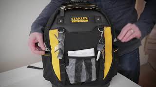 STANLEY® FATMAX® Heavy Duty Tool Bag Backpack [upl. by Eilerua905]