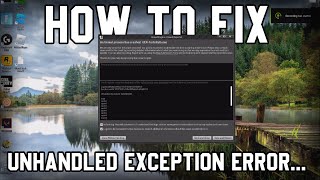 Unhandled Exception Error Retrac Fix [upl. by Thier488]