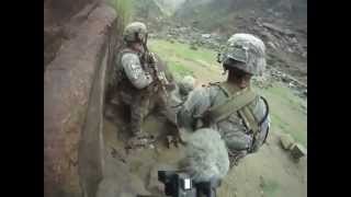 COMBAT FOOTAGE Soldiers Ambushed In Kunar Provence [upl. by Ardnos377]