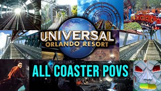 Universal Orlando Resort All Roller Coaster POVs [upl. by Griffie]