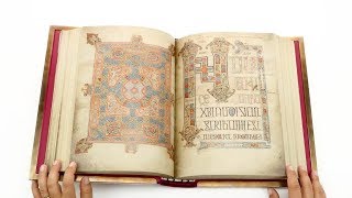 Lindisfarne Gospels  Facsimile Editions and Medieval Illuminated Manuscripts [upl. by Nomi]