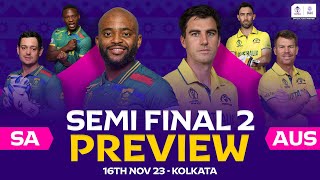 South Africa vs Australia  2nd Semi Final  World Cup 2023  Match Prediction amp Preview  SAvsAUS [upl. by Acinomahs]