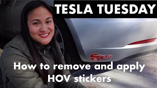 How to install HOV stickers [upl. by Arvin]