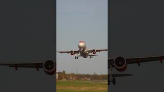 Easyjet takeoff and near birdstrike at londonsouthend aviation [upl. by Nanreh597]