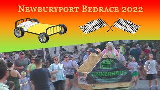 Newburyports Yankee Homecoming 2022  Bed Race [upl. by Htinek935]