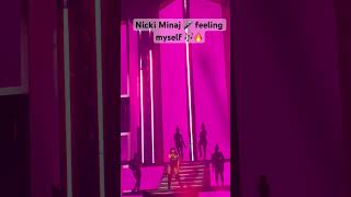 Nicki Minaj 🎤 feeling myself 🎶  Live [upl. by Aissatsana]