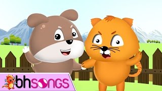 Bow Wow Says The Dog  Animal Song For Kids Vocal 4K [upl. by Dhar]