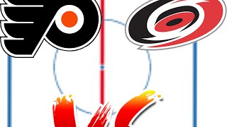 Philadelphia Flyers VS Carolina Hurricanes mini sticks [upl. by Toor]