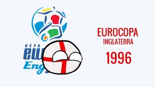 EUROCOPA INGLATERRA 1996  RESUMEN COUNTRYBALLS • quotEL GOL DE OROquot [upl. by Janek]