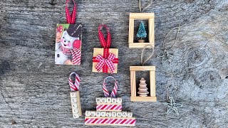 Dollar Tree Tumbling Towers 6 Easy amp Inexpensive Christmas Ornaments [upl. by Britta]