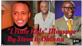 Massage By Steve on Oga Obinna TV quotI Dont like Kidsquot [upl. by Raffaj]