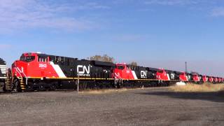 Railfanning Buffalo NY on 103013 with 11 Brand New CN GEVOs [upl. by Burrell]