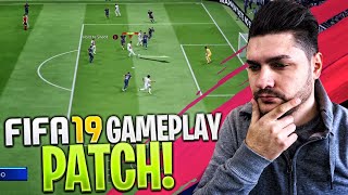 FIFA 19 GAMEPLAY PATCH  NEW CHANGES TO THE GAME [upl. by Yeblehs]