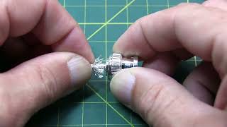 369 How to install a crimpon BNC connector to RG316 RG174 etc coax [upl. by Atteugram423]