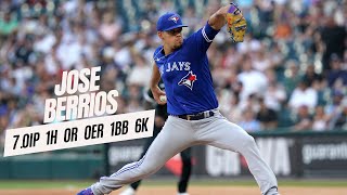 Jose Berrios Pitching Blue Jays vs White Sox  7623  MLB Highlights [upl. by Erund]