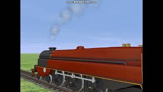 LMS Turbomotive vs Princess Royal Racing Trainz [upl. by Frodeen]