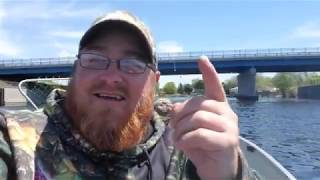 Drifting The AuSable River For Walleye [upl. by Sanyu]