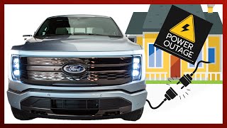 The Ford F150 Lightning can POWER your HOME during a blackout Heres How [upl. by Florri]