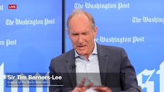 Sir Tim BernersLee on how he came up with the Internet  Washington Post Live [upl. by Aelgna]