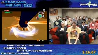 AGDQ 2013  Favourite Moment  Cosmo Wind Waker Run  Mirrored Whistles [upl. by Ladnar]