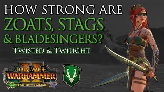 How STRONG are ZOATS STAGS amp BLADESINGERS  Twisted amp Twilight  Warhammer 2 [upl. by Maire]