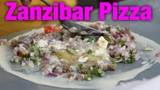 Zanzibar Pizza  Who invented this ridiculous combo [upl. by Mendelsohn857]