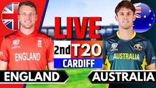 England vs Australia 2nd T20  Live Cricket Match Today  ENG vs AUS Live Match Today  AUS vs ENG [upl. by Zack]