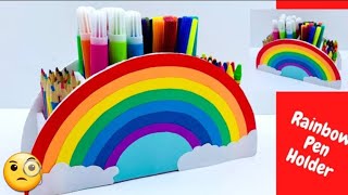 Rainbow Pen HolderPencil Holder  Desk Organizer [upl. by Gav]