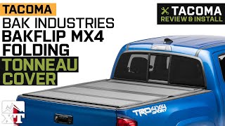 Tacoma BAK Industries BAKFlip MX4 Folding Tonneau Cover 20162019 Review amp Install [upl. by Akinnej]