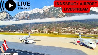 ✈️🏔️ 6 Go Arounds RampAgent Besuch amp Pilot Waves  Planespotting Innsbruck Live  Innsbruck Airport [upl. by Gardas]