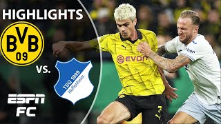 Borussia Dortmund vs Hoffenheim  German Cup Highlights  ESPN FC [upl. by Mcilroy]