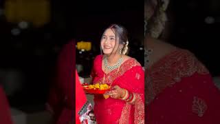 couple song couplegoals pjdivya karwachauth diwali [upl. by Nogras]