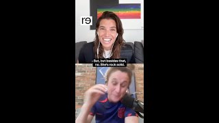 Tobin Heath declares her official obsession with Naomi Girma after Germany Semifinal  reinc [upl. by Ara]