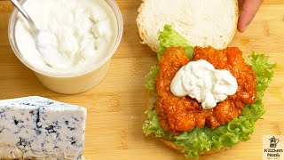 Como hacer queso azul  Aderezo blue cheese dressing [upl. by Vallie]