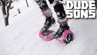 EXPERIMENT DOWNHILL HOVERBOARDING  The Dudesons [upl. by Towill]