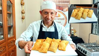 Empanadas de Queso con técnica para Personas que no pueden Repulgar o Hacer el Churito empanadas [upl. by Aiuhsoj]