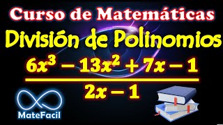 11 División Polinomio entre Polinomio  EXPLICACIÓN COMPLETA paso a paso [upl. by Cassaundra]