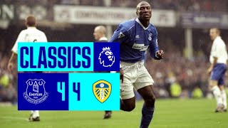 EVERTON 44 LEEDS UNITED  24 OCTOBER 1999  PREMIER LEAGUE CLASSIC [upl. by Anewor]