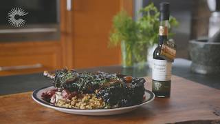 Belazu Balsamicglazed hogget shoulder with freekeh and grilled radicchio by Ramael Scully [upl. by Octavie]