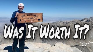 A Frightening Lesson  My Journey To Mount Whitney [upl. by Latashia]