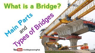 What is a Bridge Main Parts and Types of Bridges in Civil Engineering [upl. by Ermanno]