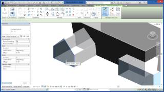 Advanced Revit Architecture 2014 Tutorial  Applying Walls To The Mass [upl. by Onirotciv]