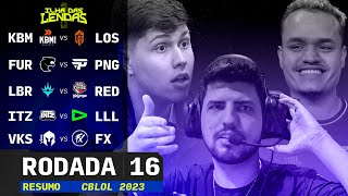 Resumo CBLOL 16ª Rodada  ENTÃO esse é o MELHOR TIME do CBLOL  Ilha das Lendas [upl. by Fern]