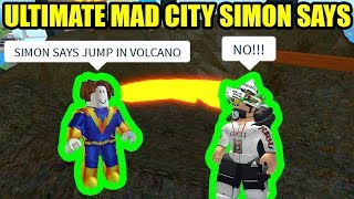 ULTIMATE MAD CITY SIMON SAYS  Roblox Mad City [upl. by Elfreda]