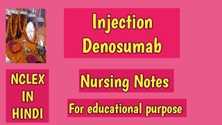 Injection DenosumabNursing Notes AnitaSharmaGyan [upl. by Baptlsta]