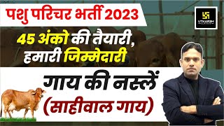 Pashu Parichar Part  B  साहीवाल गाय  गाय की नस्लें  Cows Breed  Pashu Paricharak Bharti 2023 [upl. by Ttessil62]