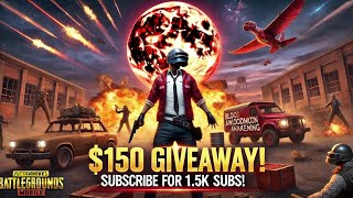 PUBG Mobile Bloodmoon Awakening Event amp 150 Giveaway 🎉 Subscribe for 15K Subs  SHAN YTGiveaway [upl. by Stilla]