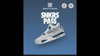 LIVE COP  SNKRS PASS AJ4 MILITARY BLUE amp CPFM NIKE AF1 FUCHSIA amp MOSS [upl. by Anuahsar]